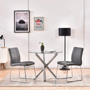 Dining Set - 3 Person Round Dining Table Set